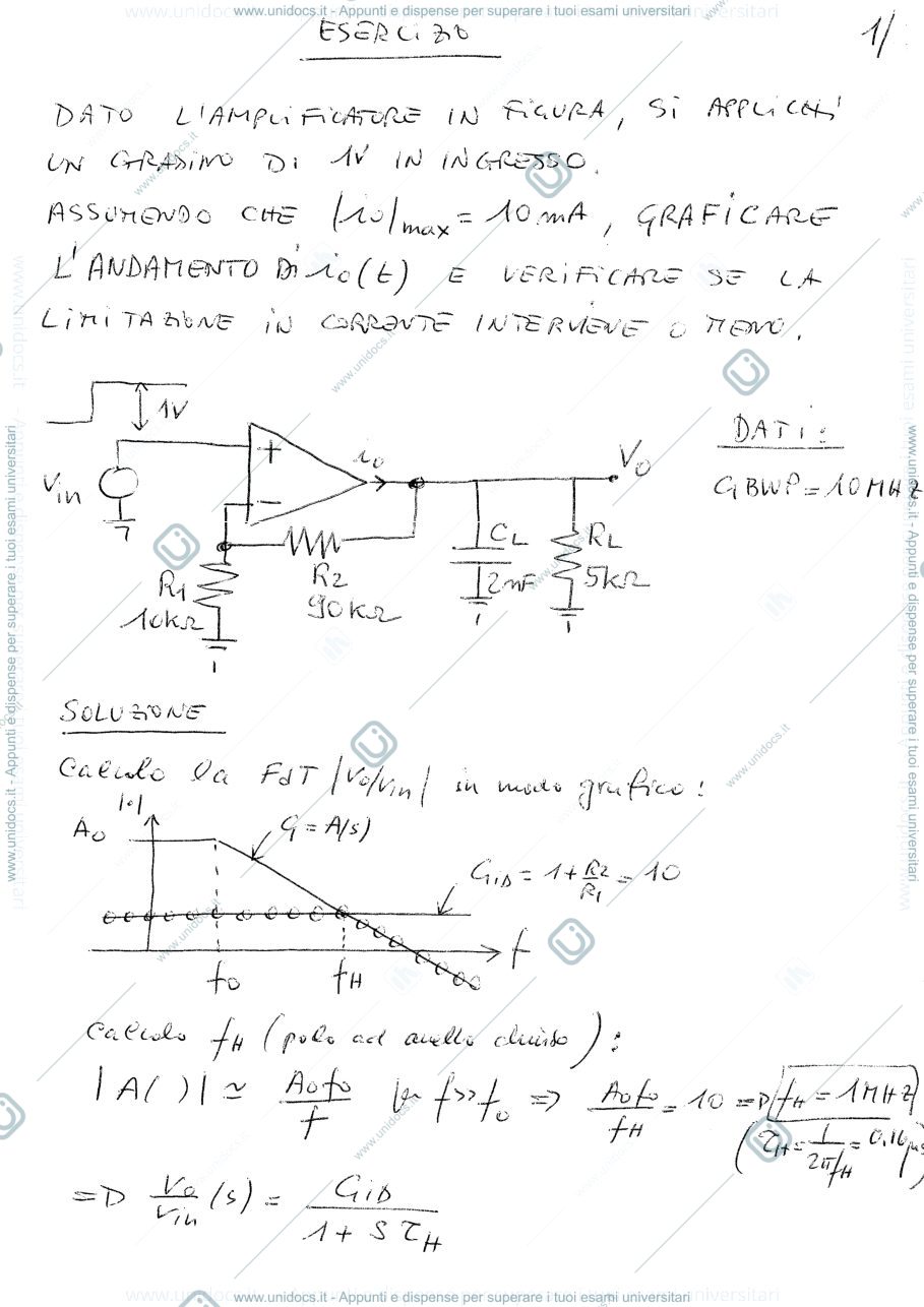 Anteprima pagina 1 — es.ampl.op. esercizi corso prof: Castoldi