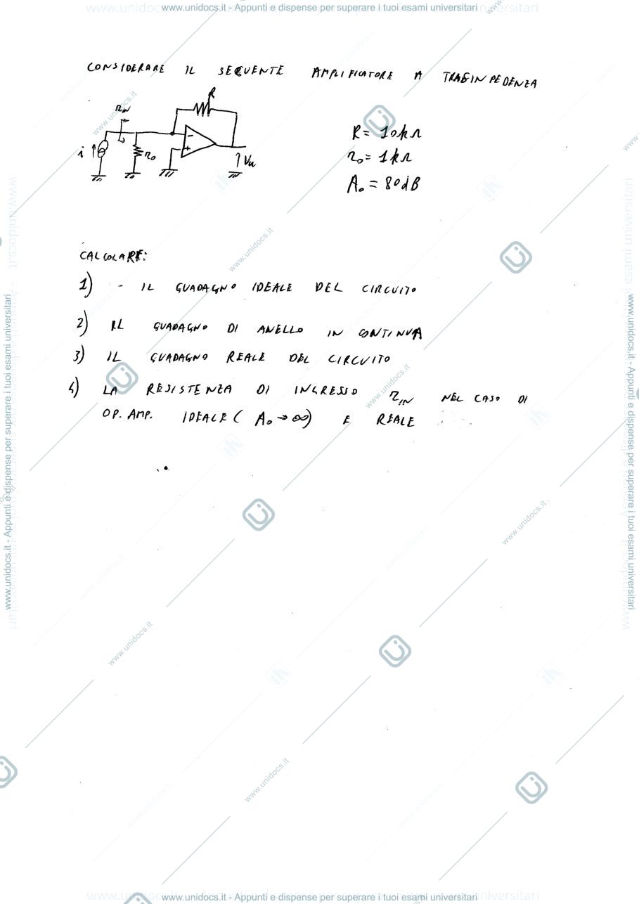 Anteprima pagina 1 — esercizi corso prof: Castoldi