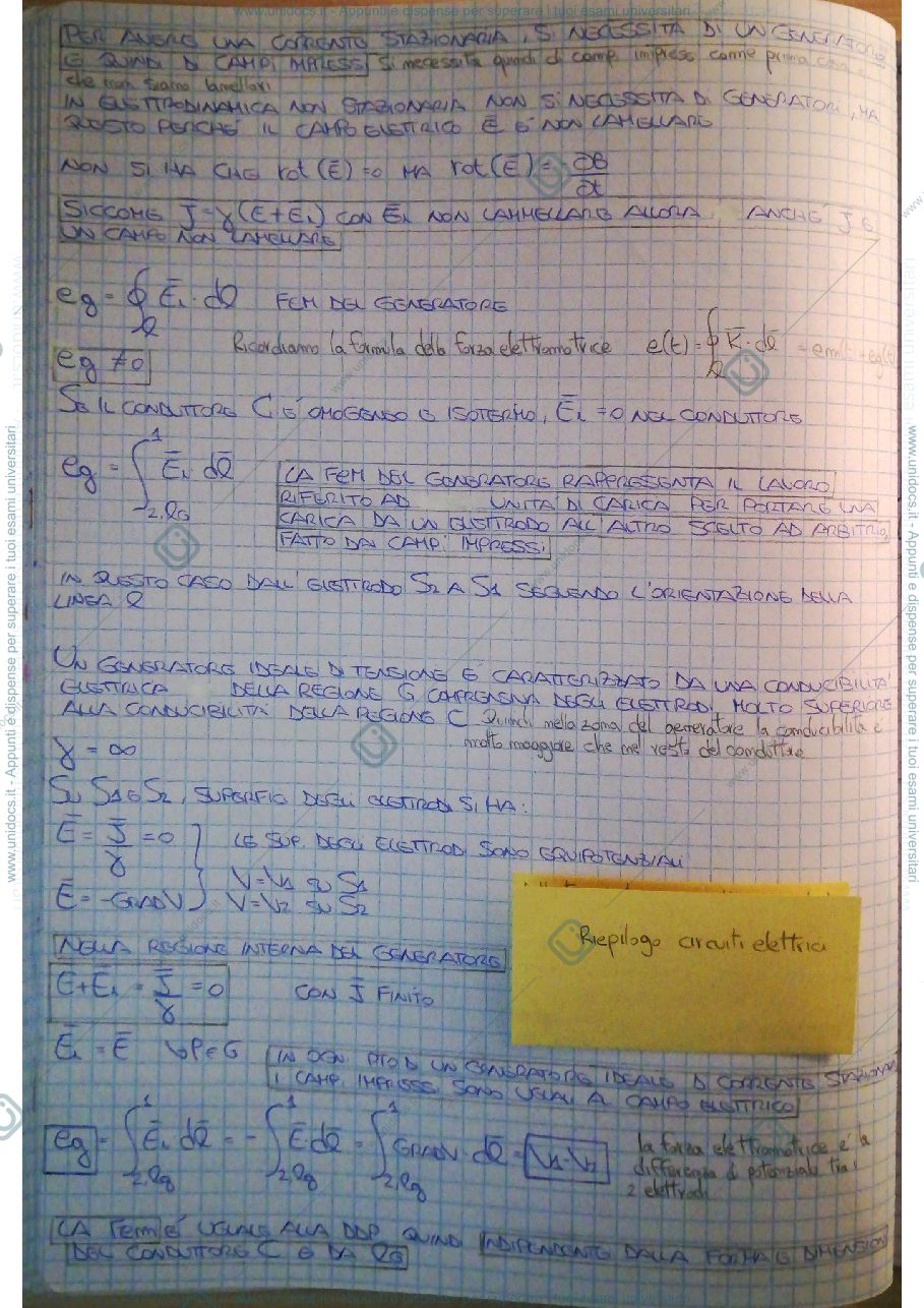 Anteprima pagina 1 — Corso elettrotecnica 