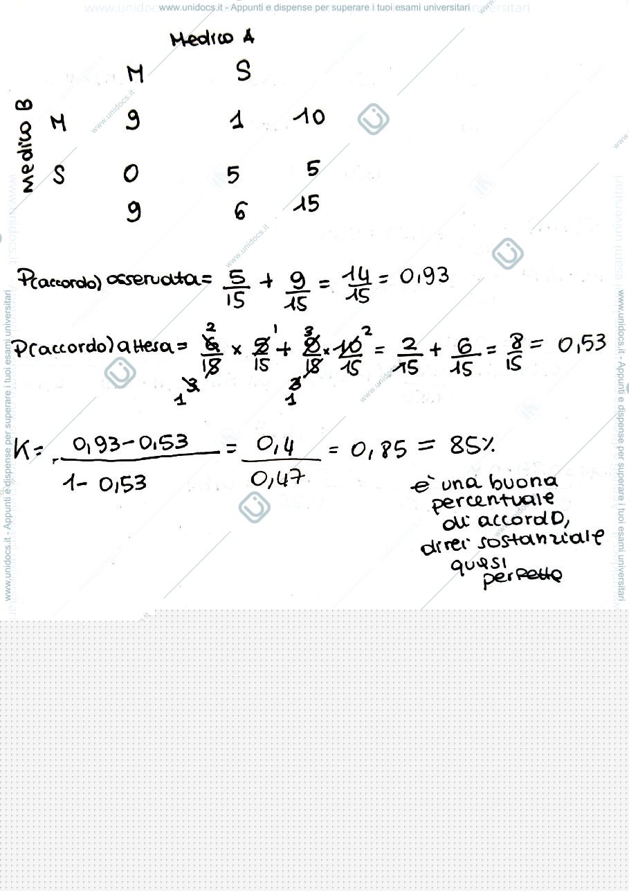 Anteprima pagina 1 — esame statistica