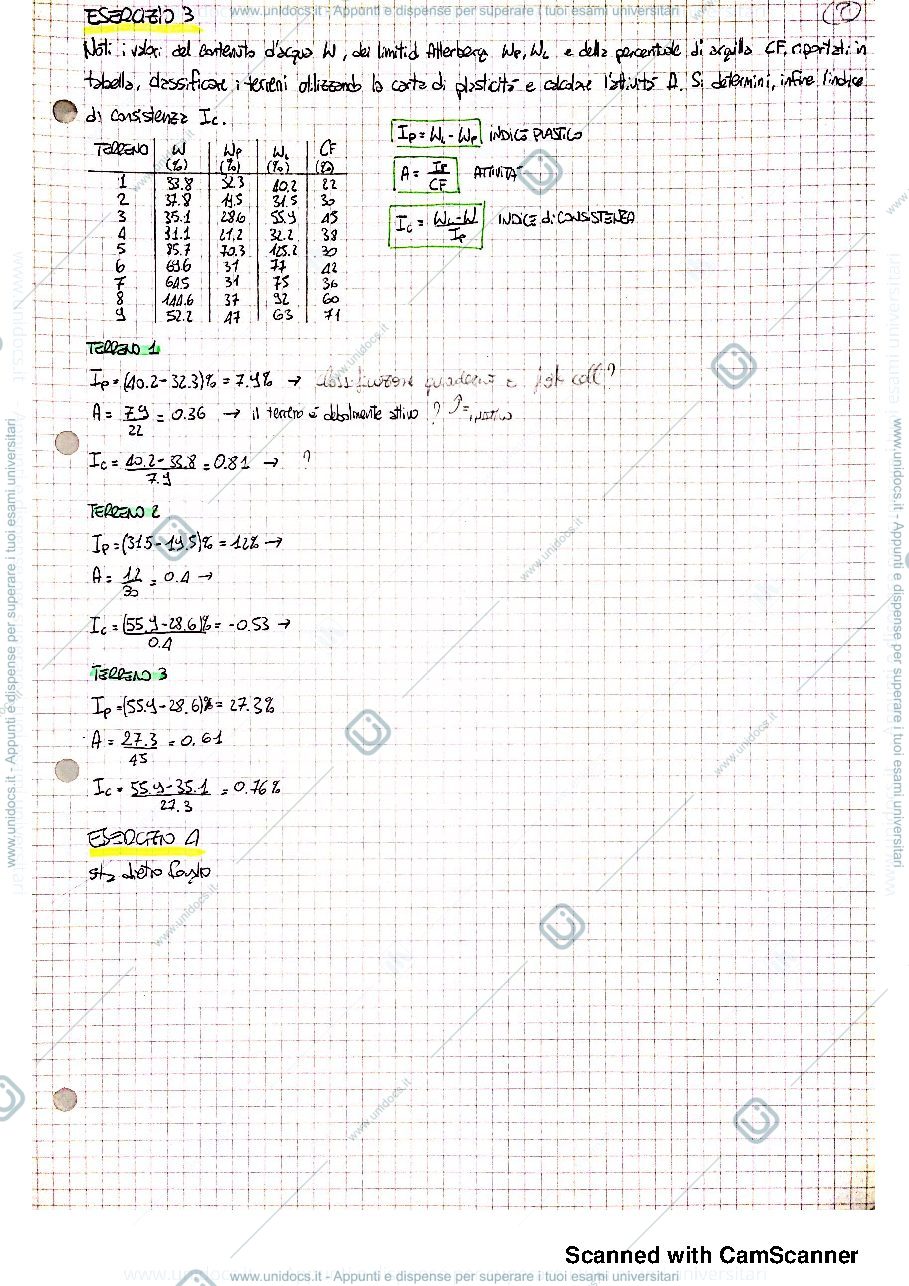Anteprima pagina 2 — esercitazioni geotecnica