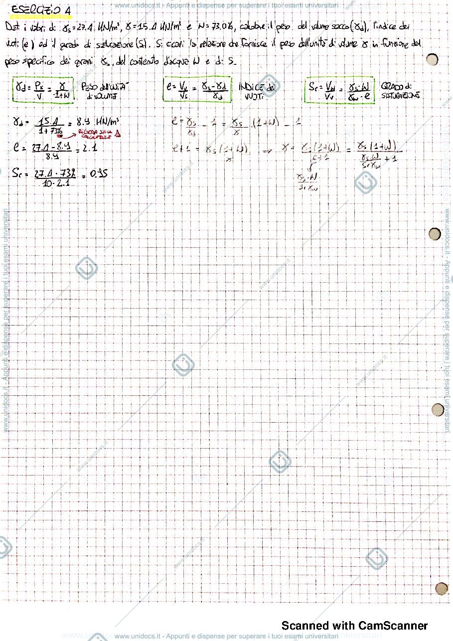 Anteprima pagina 3 — esercitazioni geotecnica