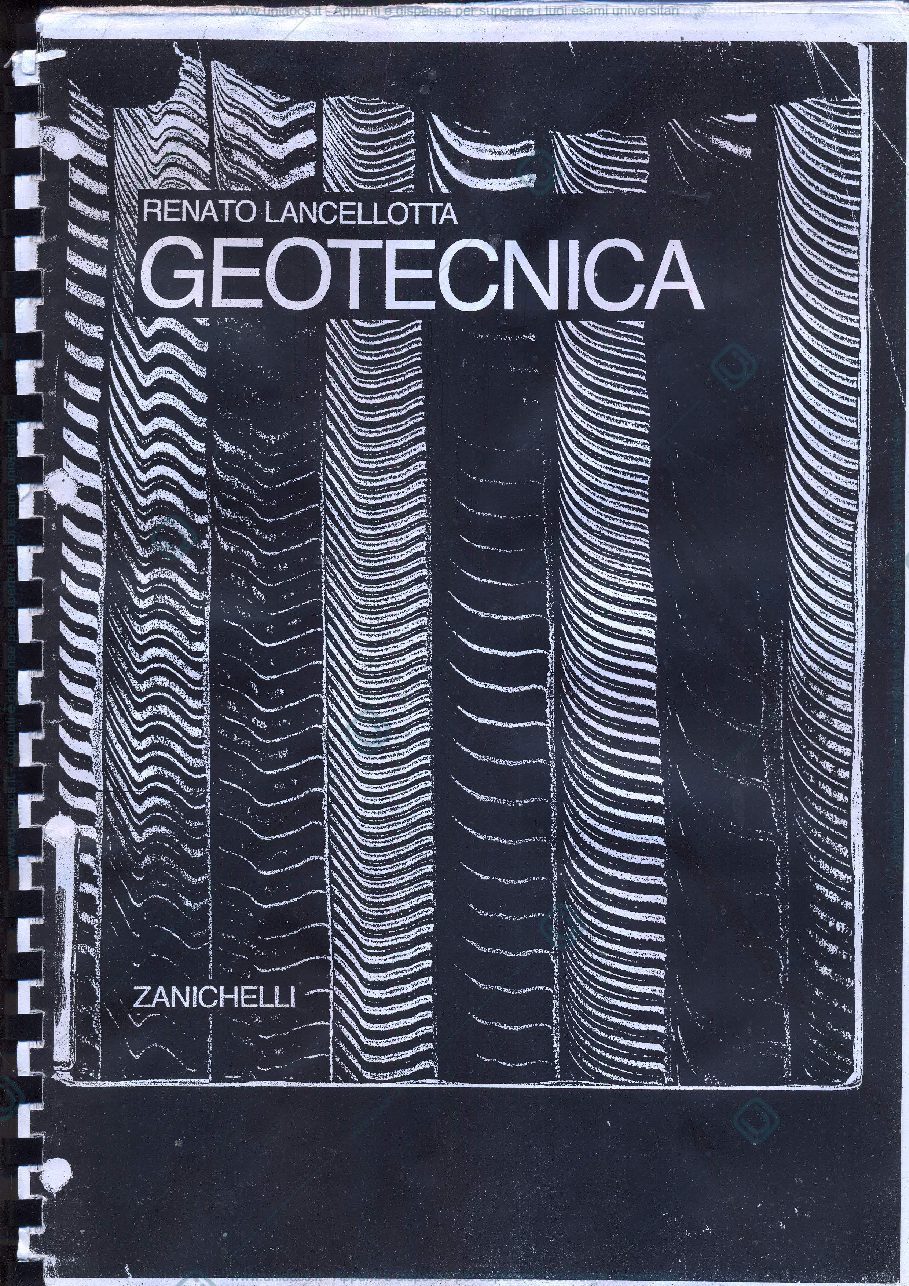 Anteprima pagina 1 — Geotecnica- Lancellotta