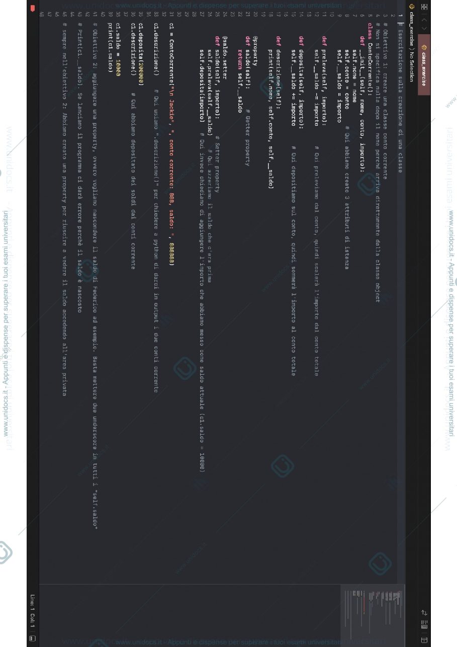 Anteprima pagina 1 — Esercizio python