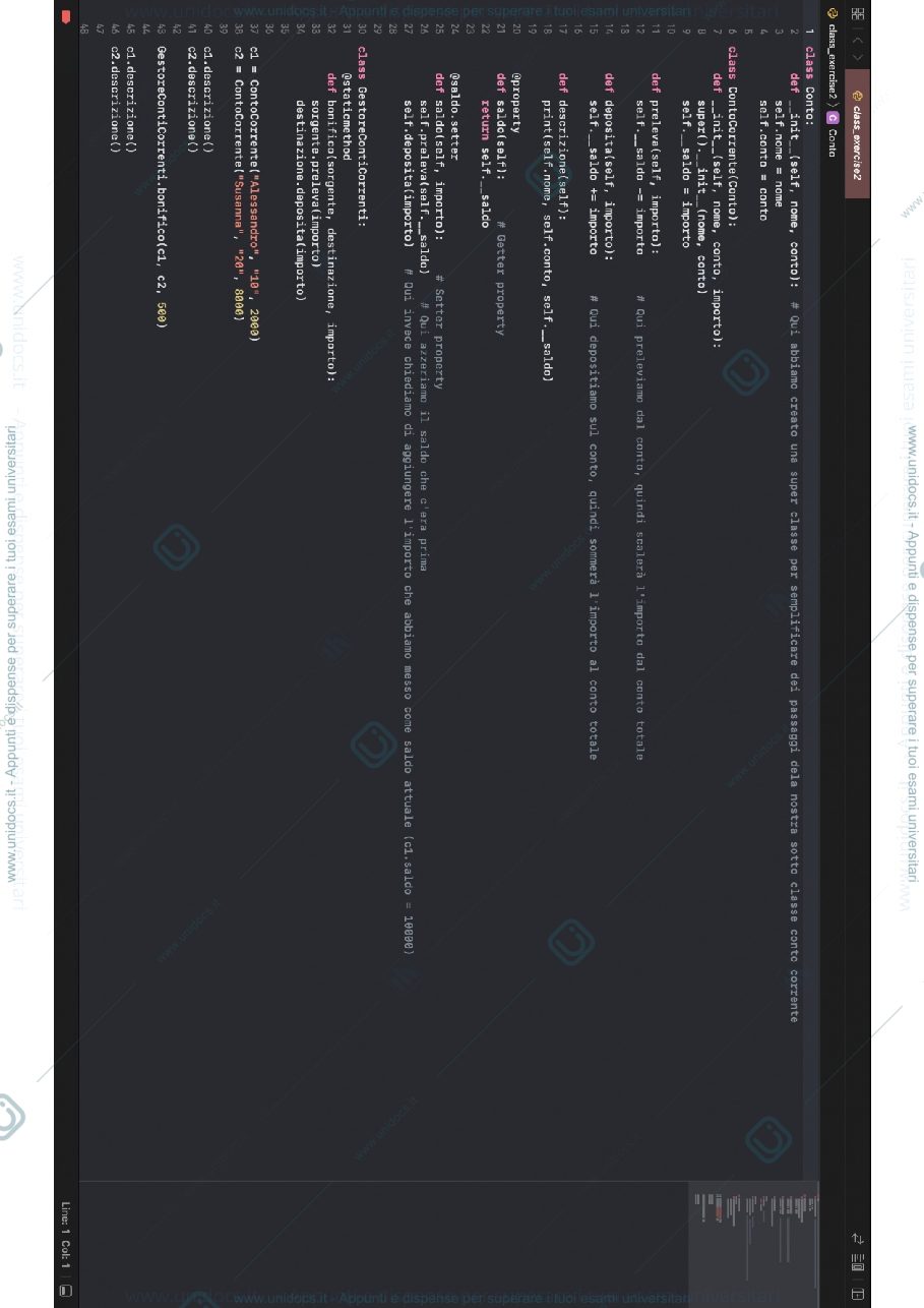 Anteprima pagina 1 — Esercizio python