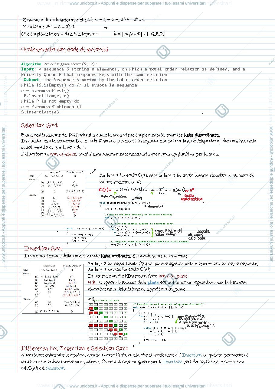 Anteprima pagina 3 — Appunti di Algoritmi