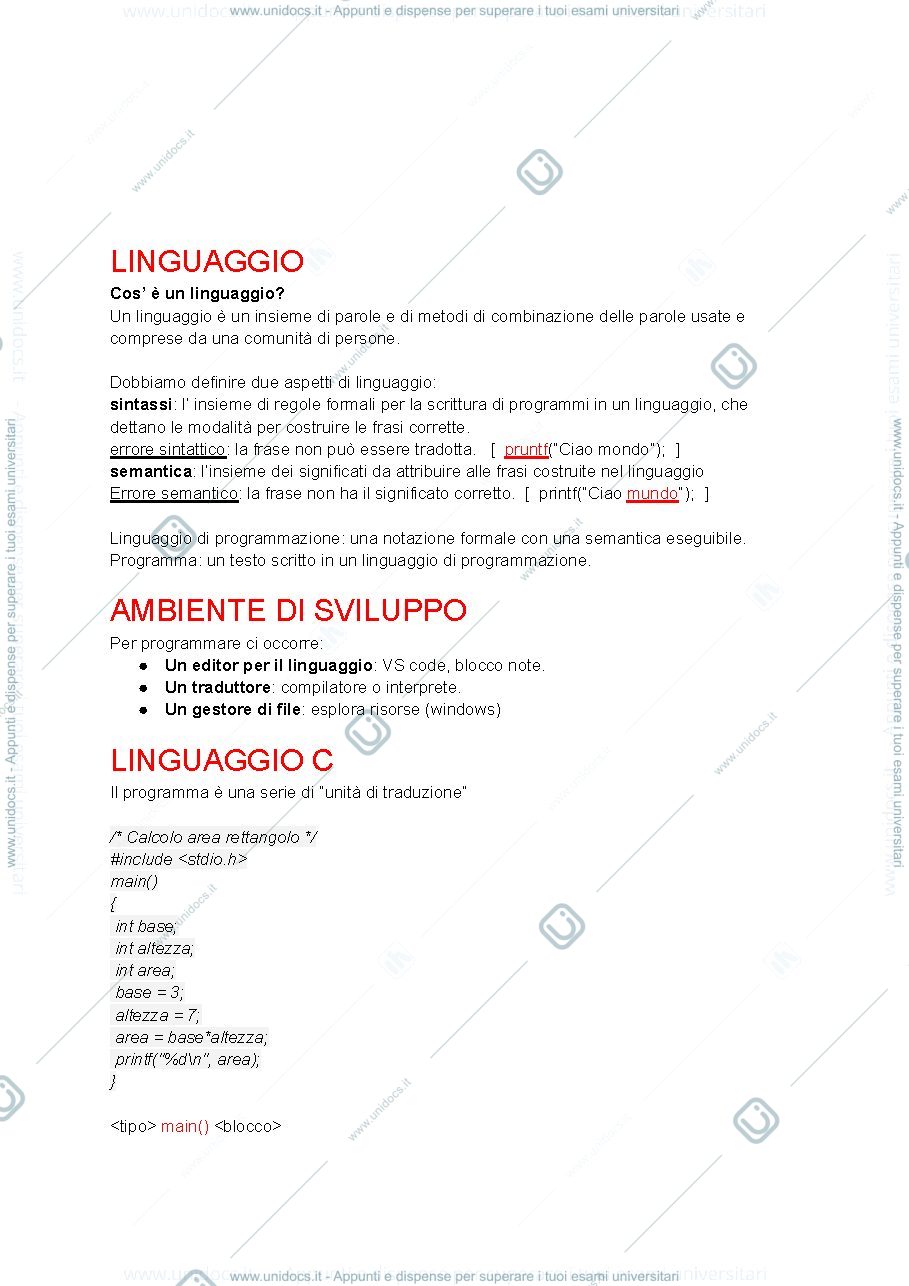 Anteprima pagina 2 — Appunti+domande d'esame