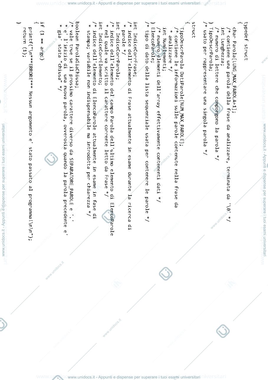 Anteprima pagina 2 — es12_04-analisi_frase_modificato_con_argv+argc esercitazioni prof:  Caglioti