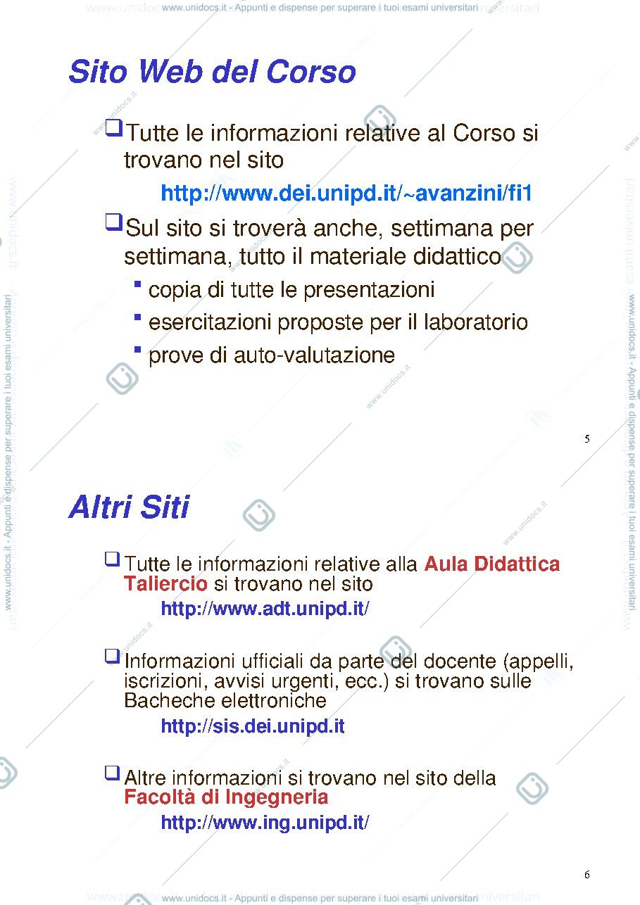 Anteprima pagina 3 — Settimana 1