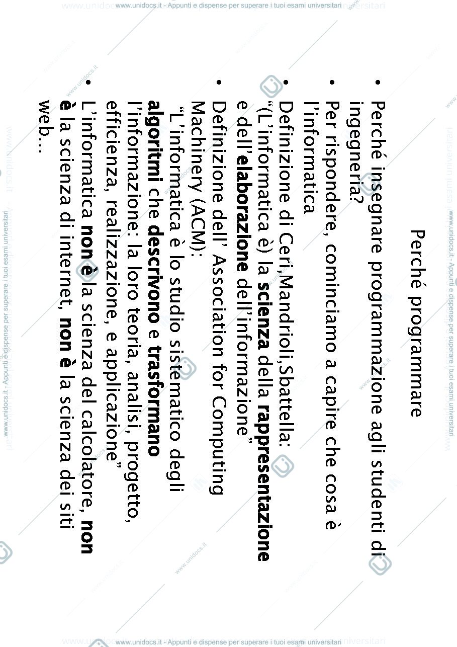 Anteprima pagina 2 — FInfo - 02 - Informatica e algoritmi prof. Vincenzo Caglioti