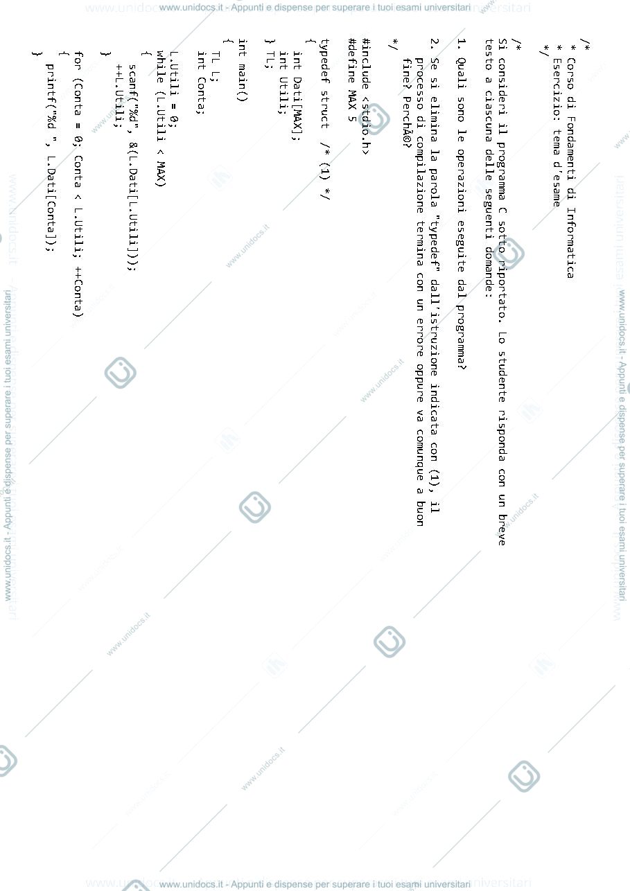 Anteprima pagina 1 — es05_04-analisi_codice-lista_seq eserictazioni prof:Caglioti