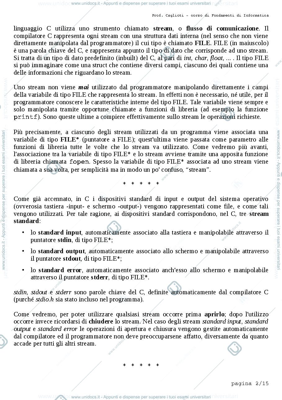 Anteprima pagina 2 — file accorgimenti logici e teorici prof:  Caglioti