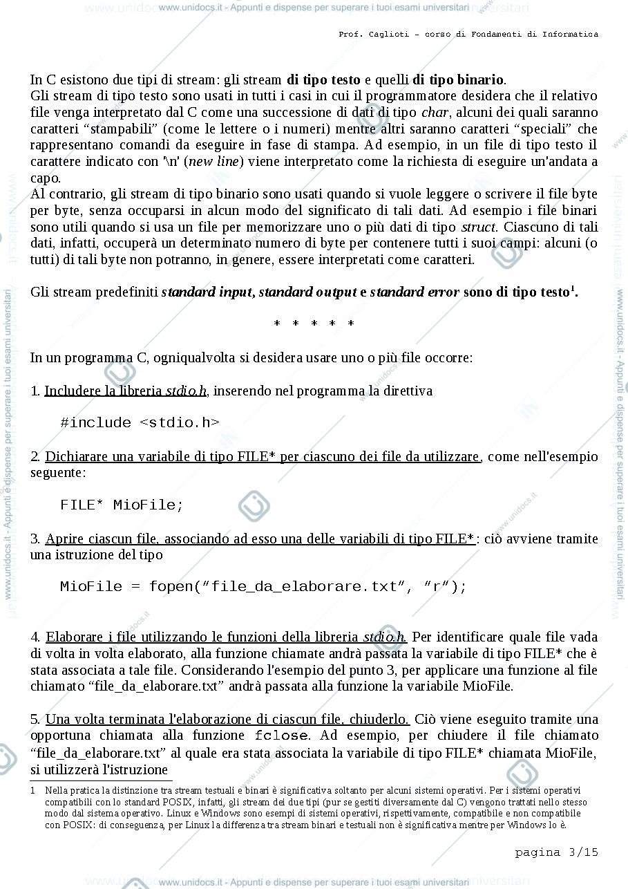 Anteprima pagina 3 — file accorgimenti logici e teorici prof:  Caglioti