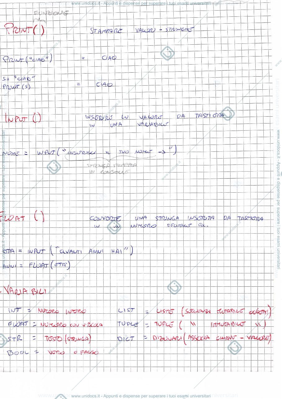 Anteprima pagina 1 — Appunti di Teoria Fondamenti di Informatica 