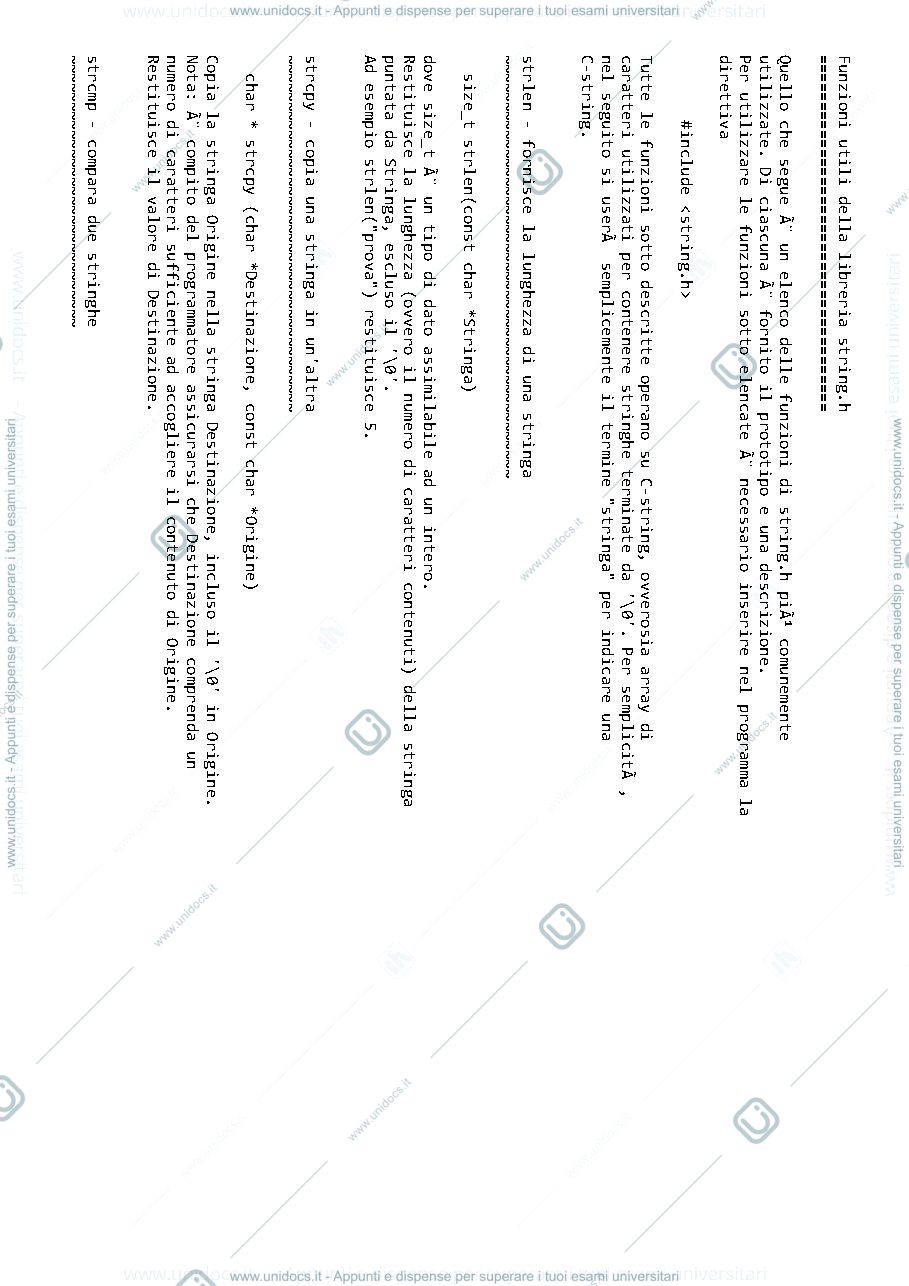 Anteprima pagina 1 — funzioni_utili_string accorgimenti logici e teorici prof:  Caglioti 