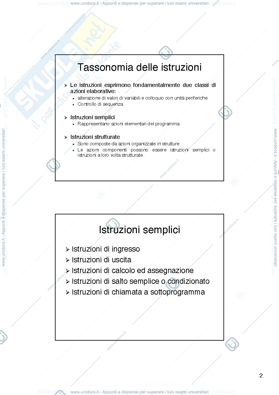 Anteprima pagina 2 — Appunti per passare esame
