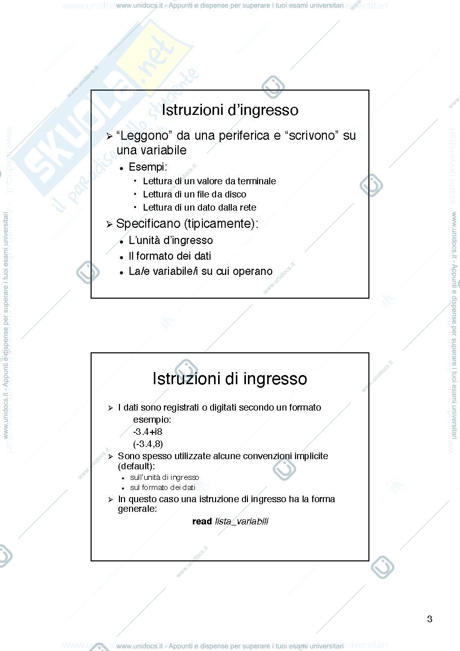 Anteprima pagina 3 — Appunti per passare esame