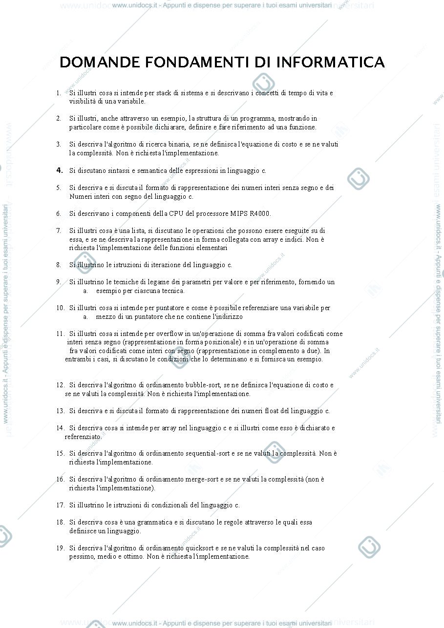 Anteprima pagina 1 — Appunti scritto Carnevali