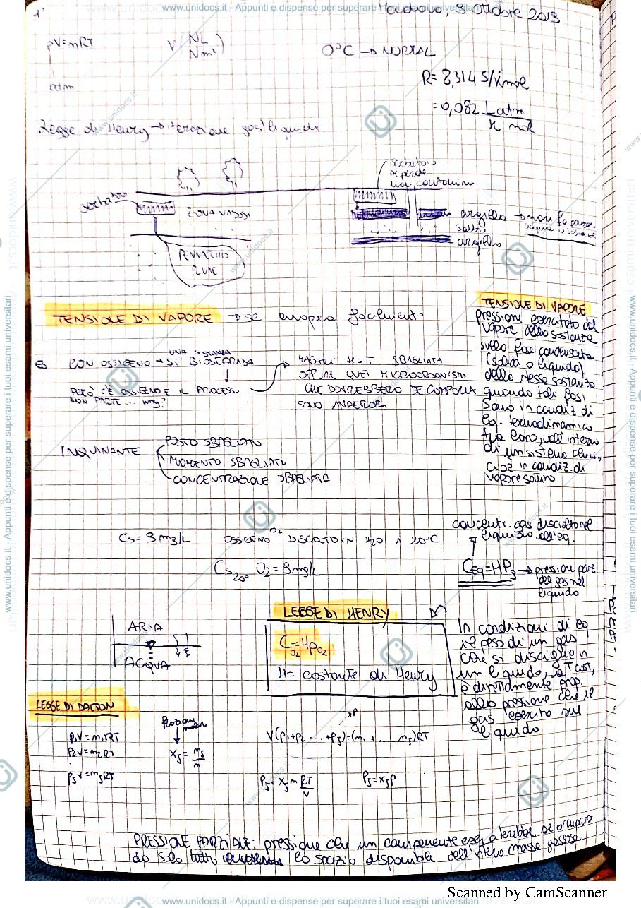 Anteprima pagina 3 — Riassunti e schemi del corso di fondamenti ingegneria sanitaria ambientale
