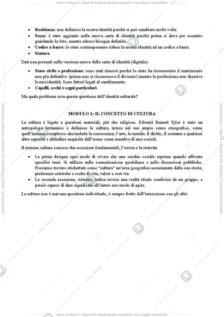 Anteprima pagina 2 — APPUNTI FONDAMENTI DI INTERCULTURA ISPANOAMERICANO
