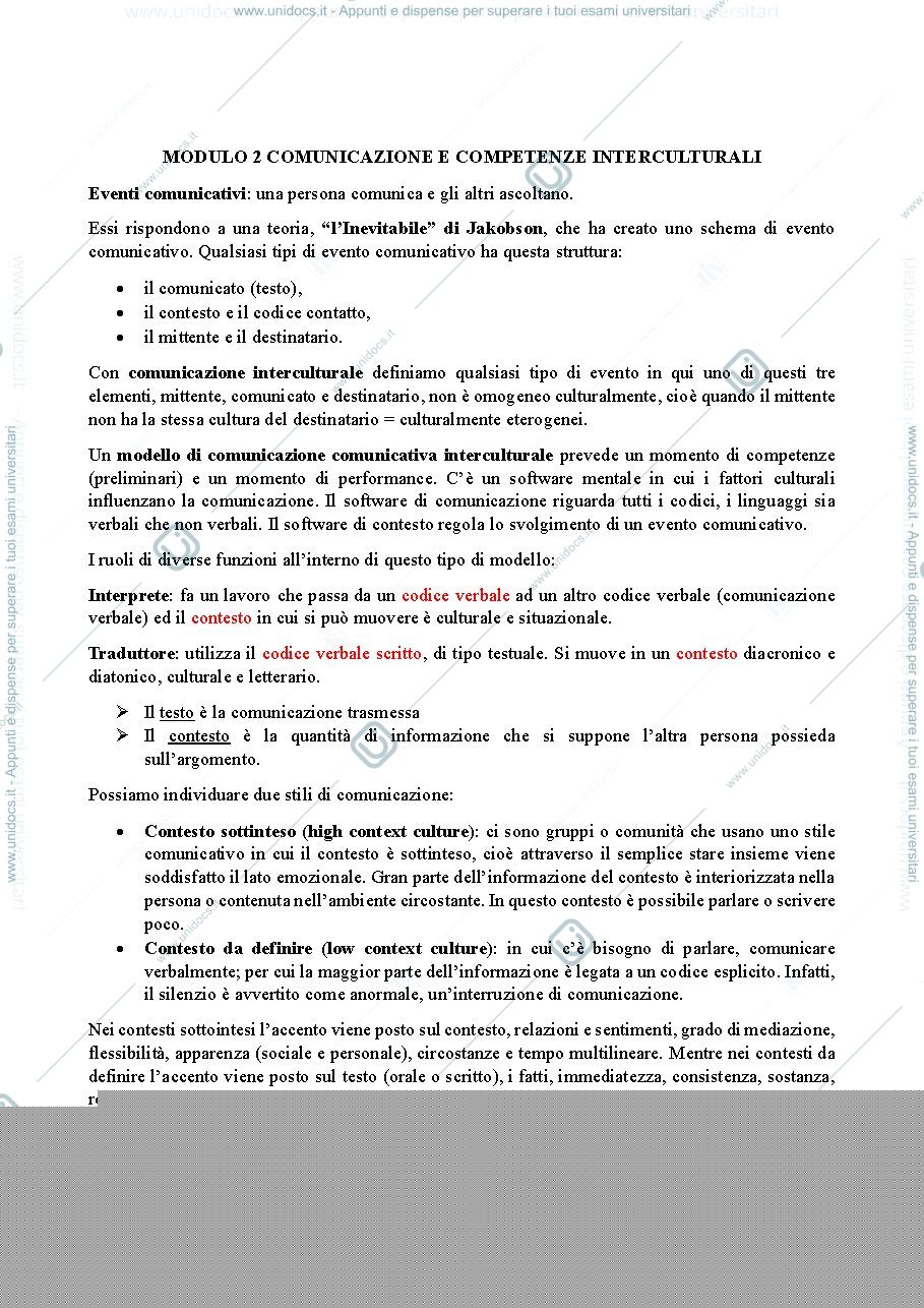 Anteprima pagina 3 — APPUNTI FONDAMENTI DI INTERCULTURA ISPANOAMERICANO