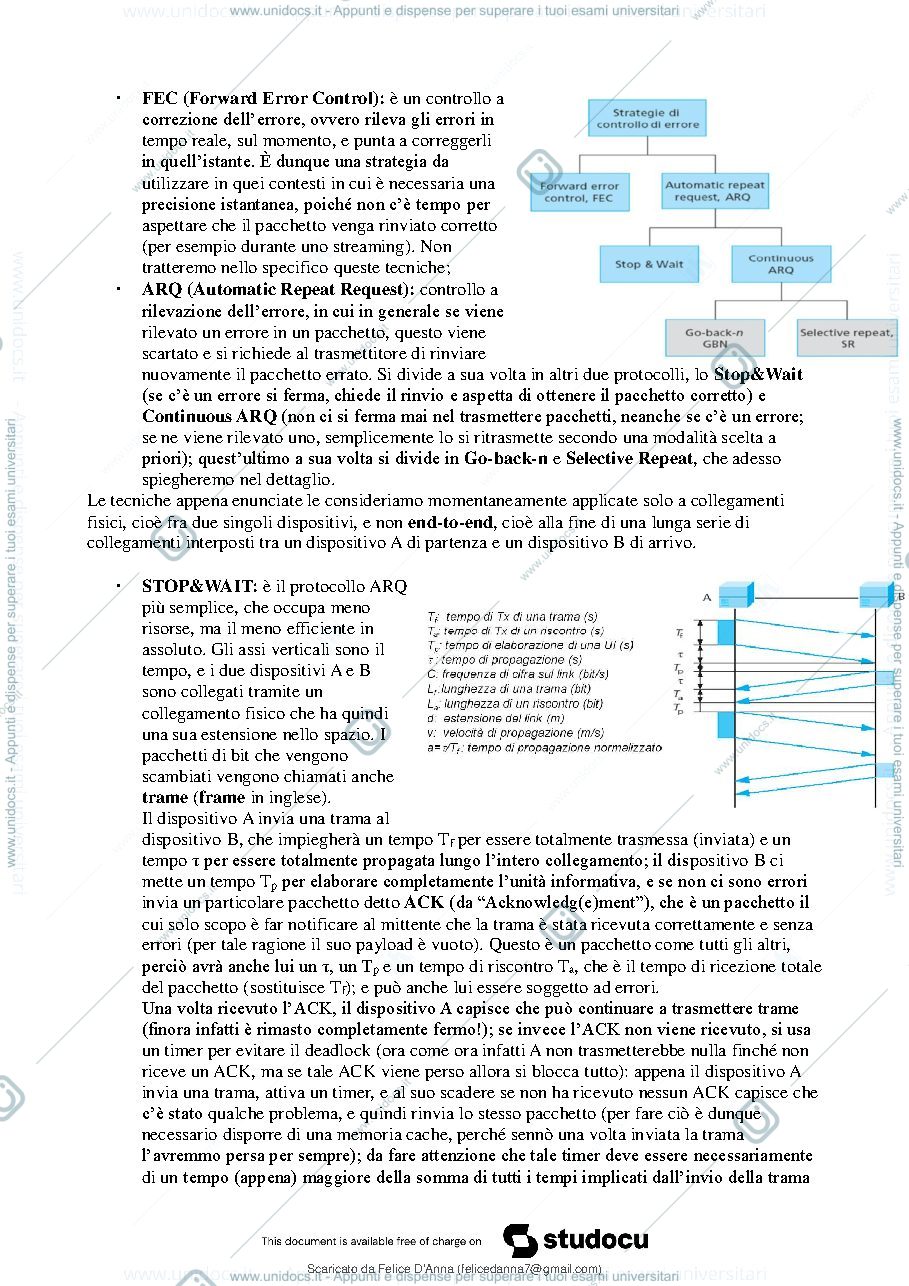 Anteprima pagina 4 — Appunti fondamenti di internet 