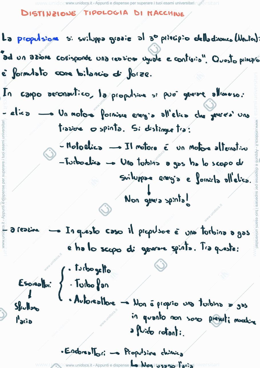 Anteprima pagina 1 — Fondamenti di Macchine e Propulsione