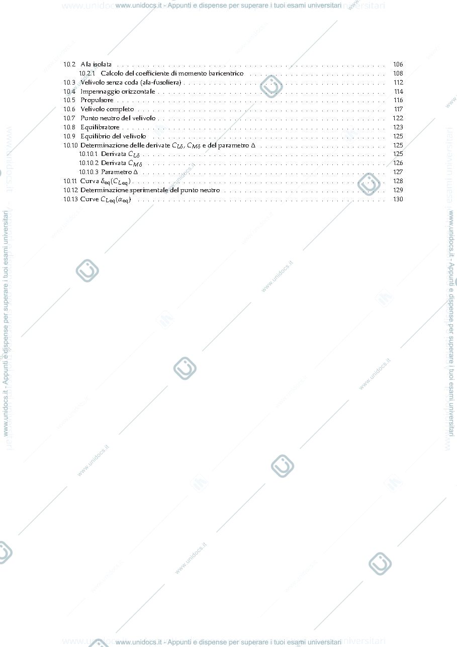 Anteprima pagina 5 — Appunti di fondamenti di meccanica del volo - Alessandro Valvo
