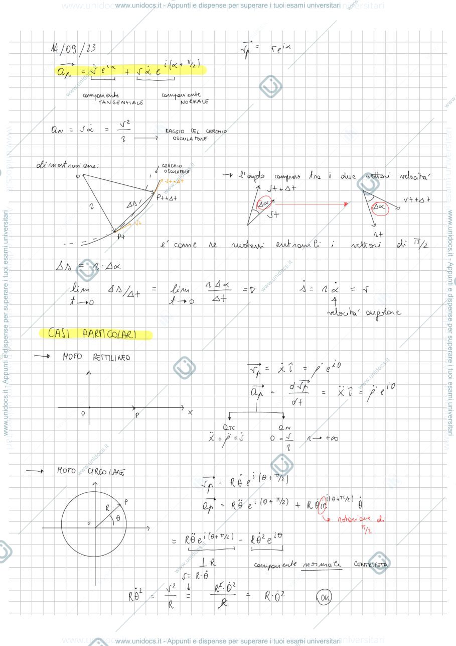 Anteprima pagina 4 — appunti fondamenti di meccanica teorica ed applicata