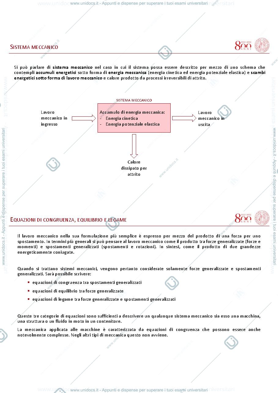 Anteprima pagina 2 — Dispense Fondamenti di Meccanica
