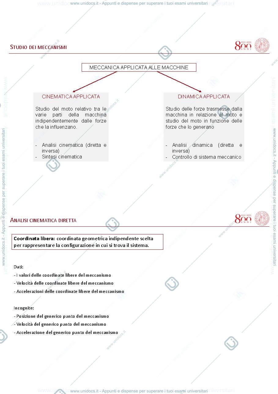 Anteprima pagina 4 — Dispense Fondamenti di Meccanica