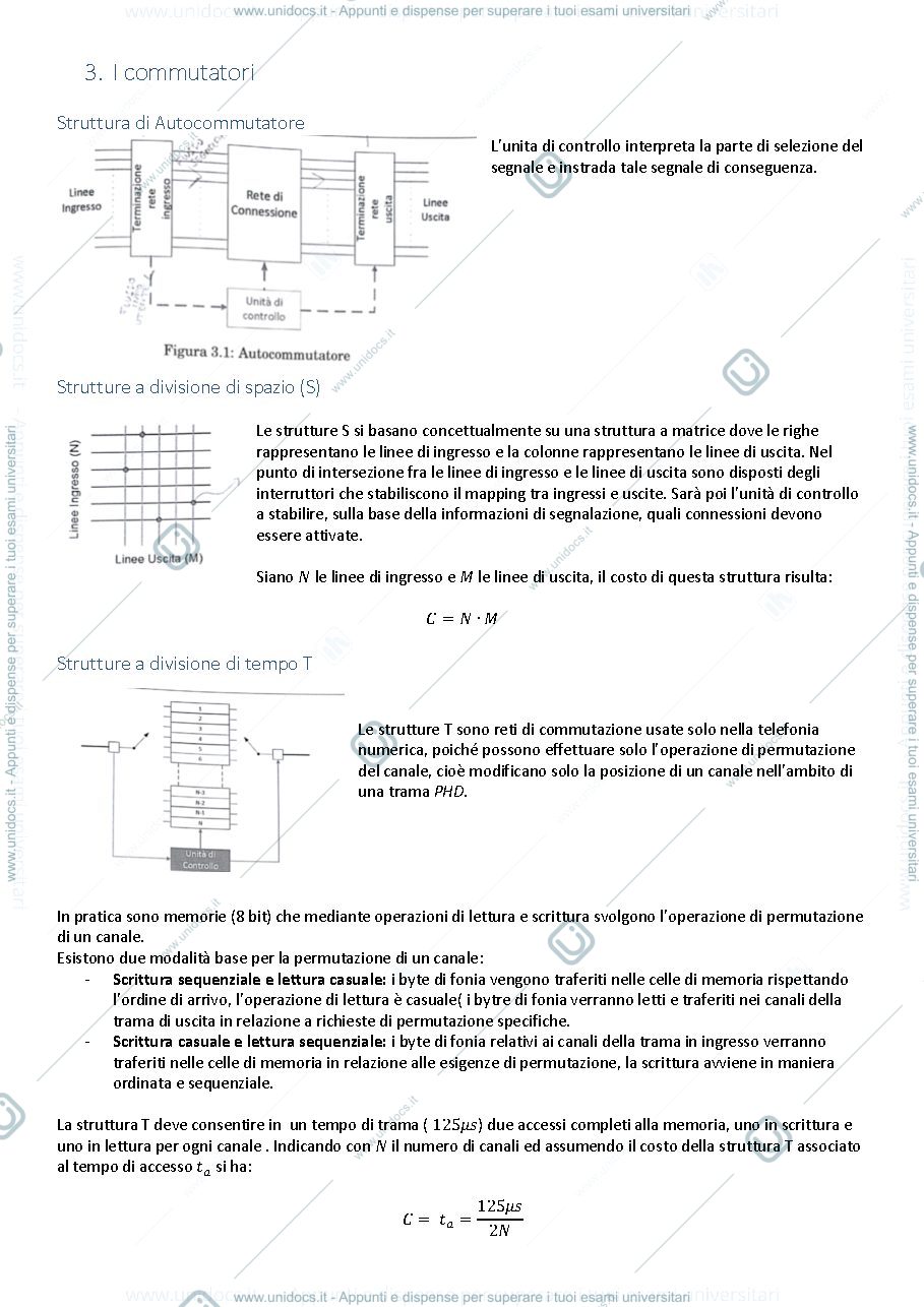 Anteprima pagina 4 — Appunti fondamenti di reti di telecomunicazione