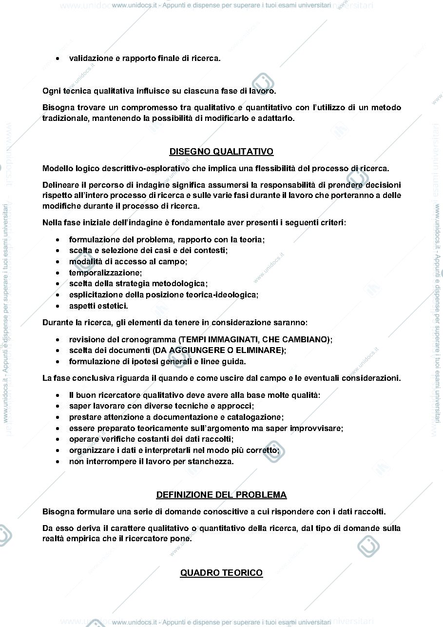 Anteprima pagina 2 — L'INTERVISTA QUALITATIVA