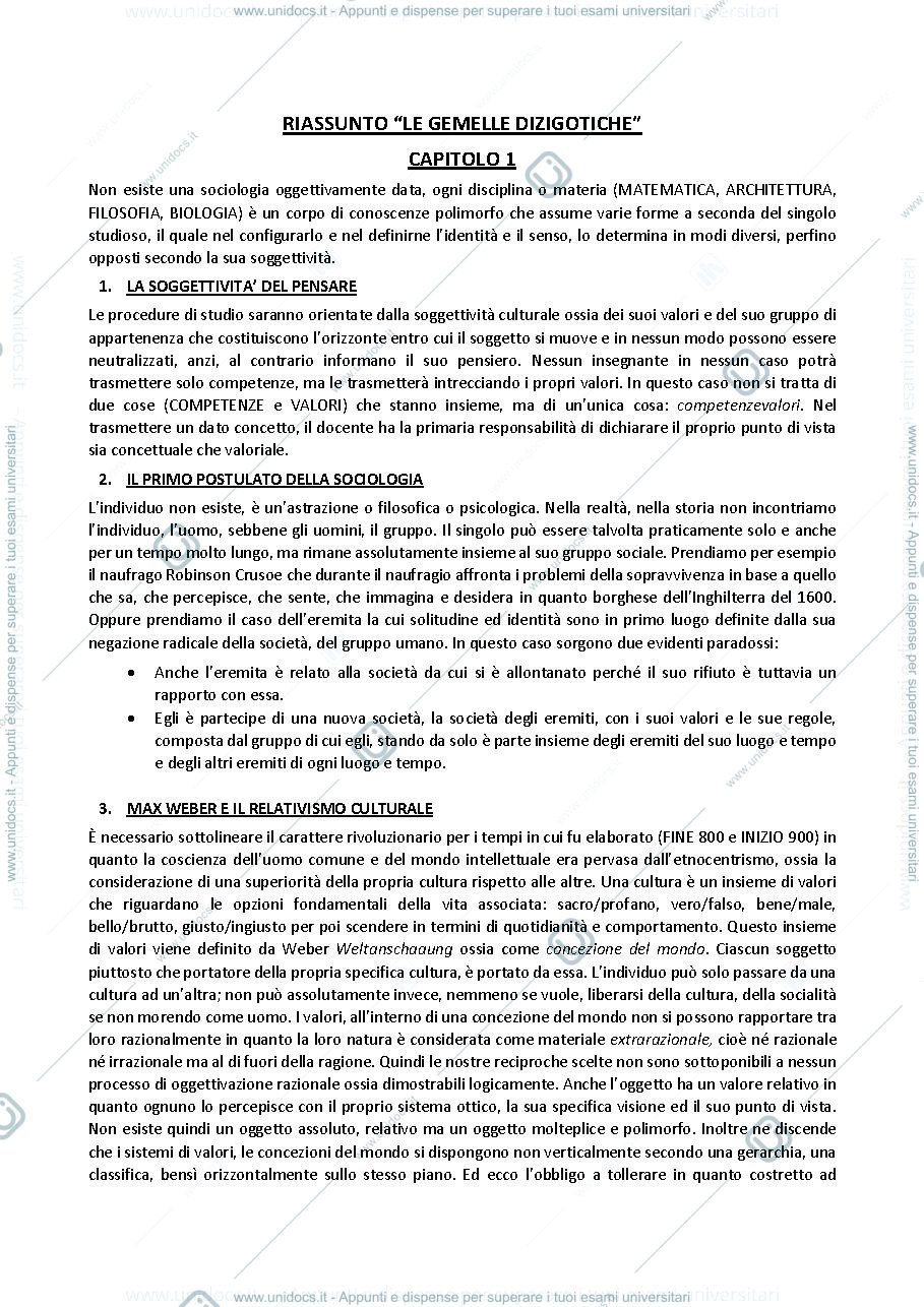 Anteprima pagina 1 — LE GEMELLE DIZIGOTICHE