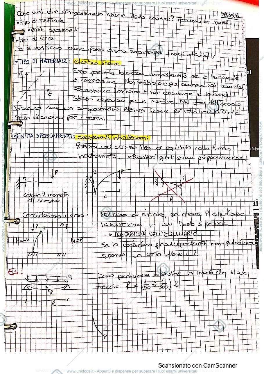 Anteprima pagina 1 — Tecnica delle costruzioni