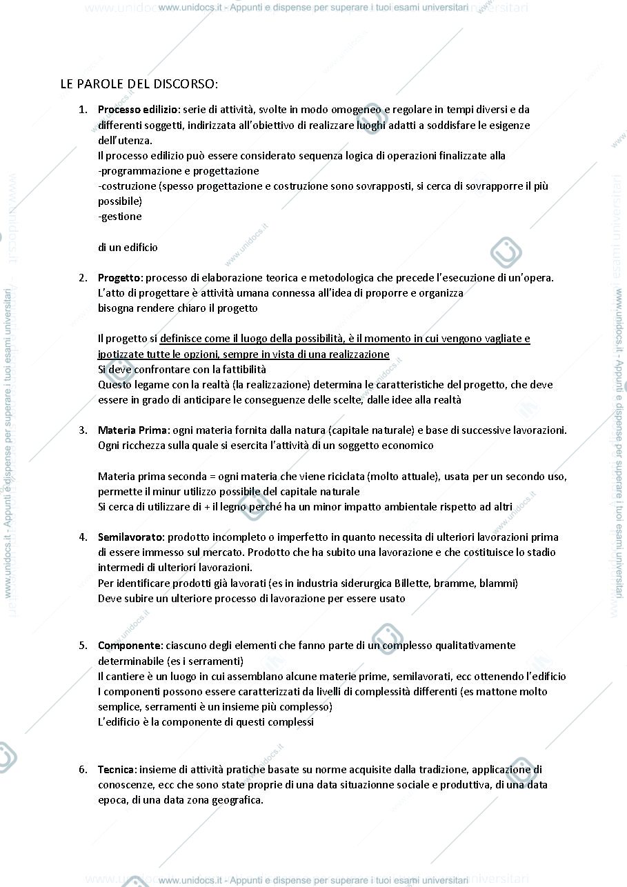 Anteprima pagina 4 — Appunti Fondamenti di tecnologia dell'architettura_Prof. Andrea Campioli
