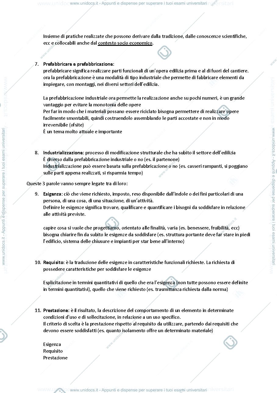 Anteprima pagina 5 — Appunti Fondamenti di tecnologia dell'architettura_Prof. Andrea Campioli