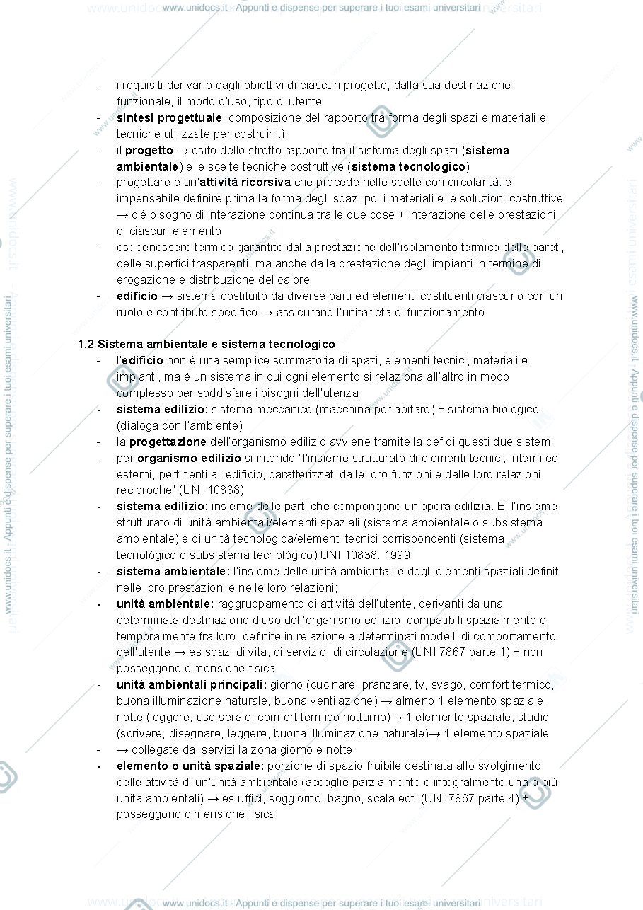 Anteprima pagina 2 — Riassunti lezioni 1 e 2, Fondazioni ed elevazione - Fondamenti di tecnologia dell'architettura