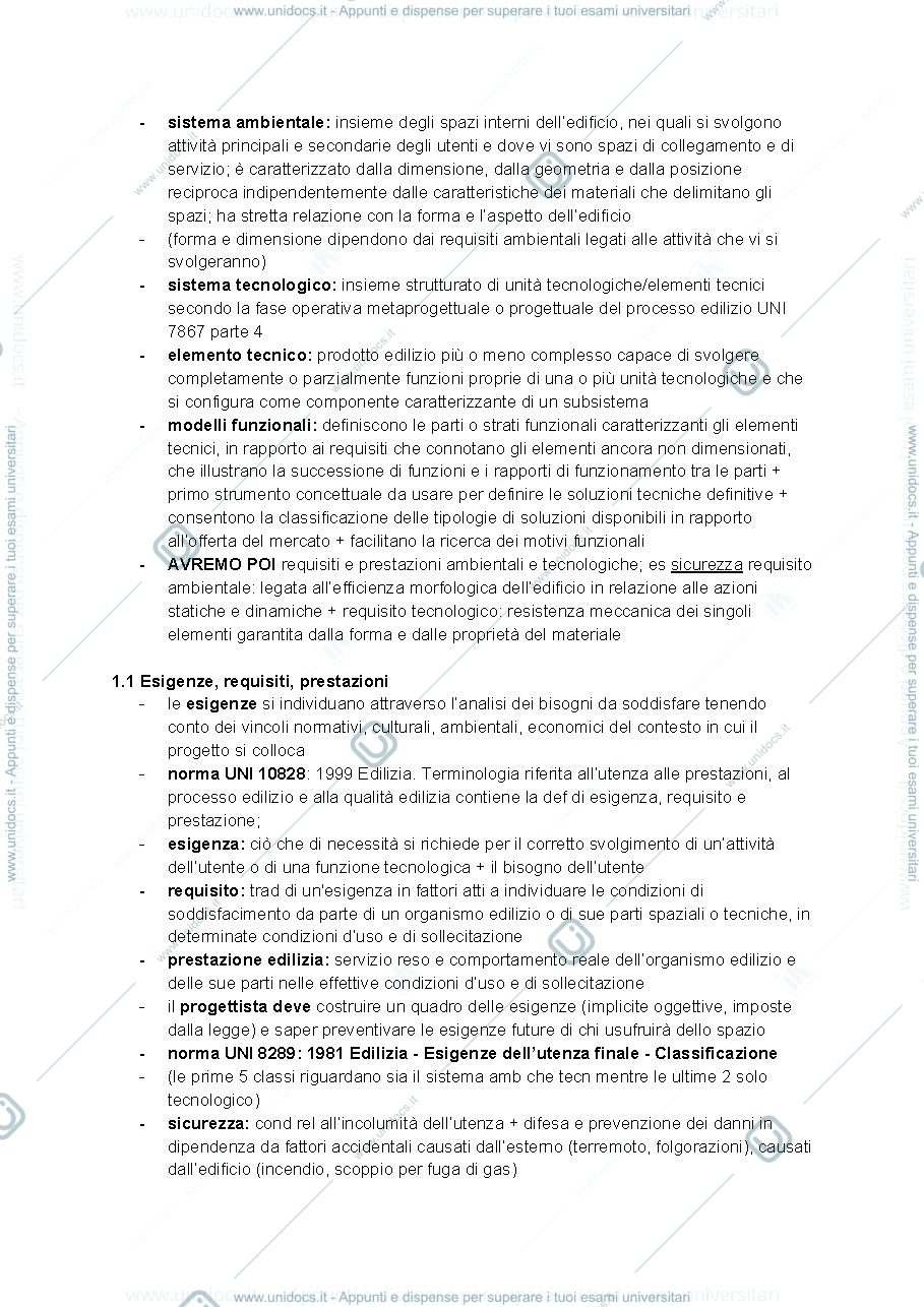 Anteprima pagina 3 — Riassunti lezioni 1 e 2, Fondazioni ed elevazione - Fondamenti di tecnologia dell'architettura