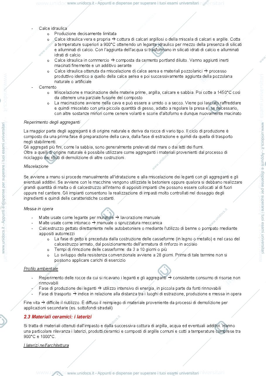 Anteprima pagina 4 — Riassunto TECNICHE E ARCHITETTURA - Campioli, Lavagna