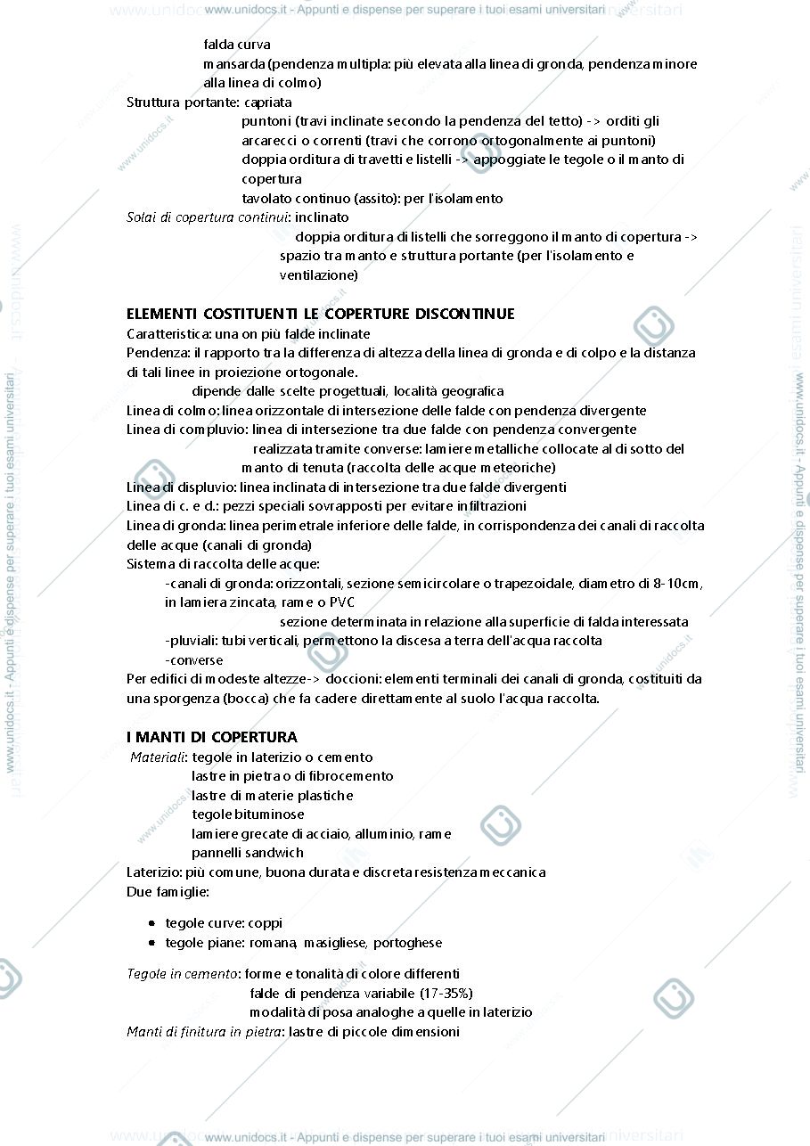 Anteprima pagina 2 — Chiusure orizzontali superiori
