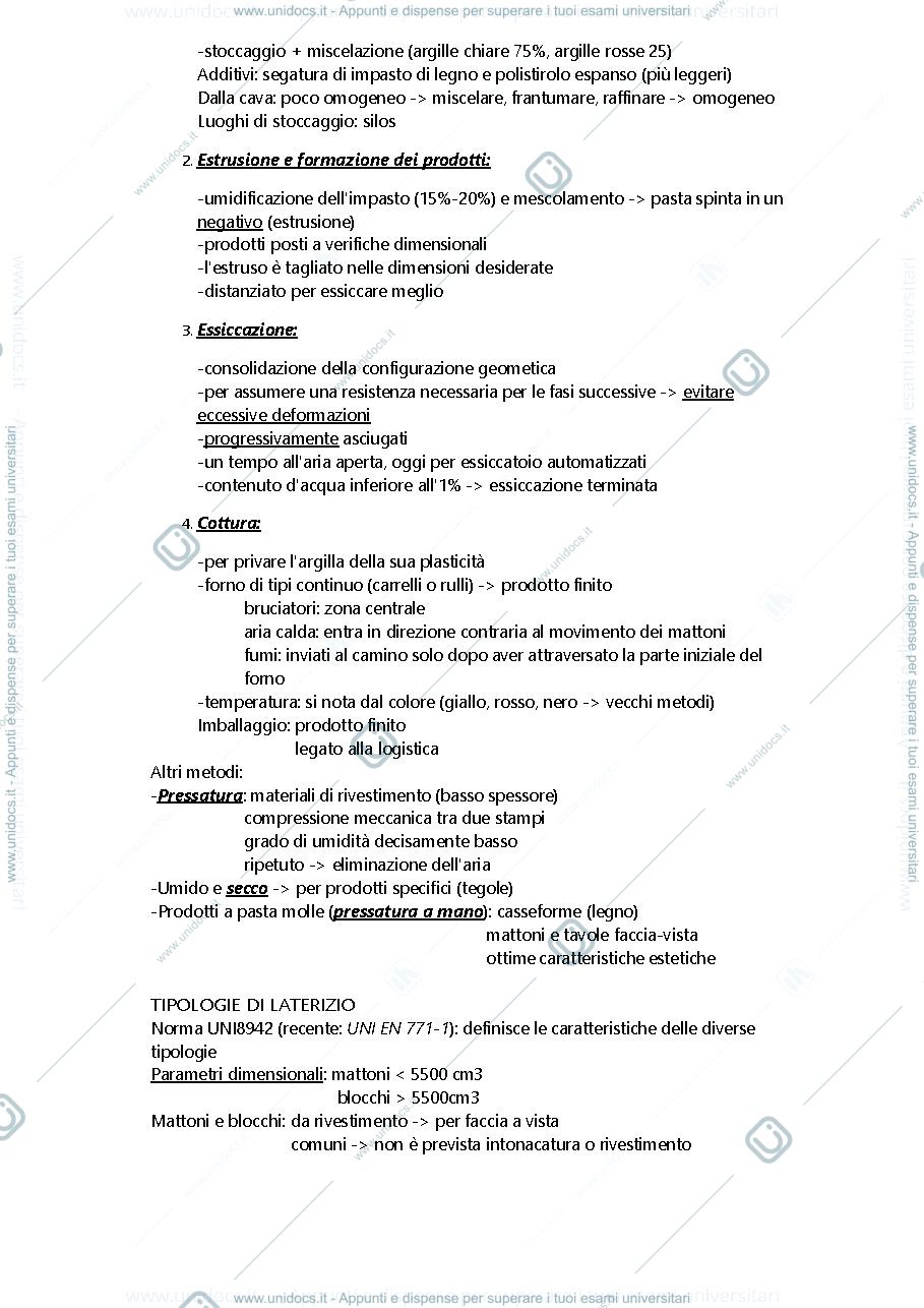 Anteprima pagina 2 — I laterizi