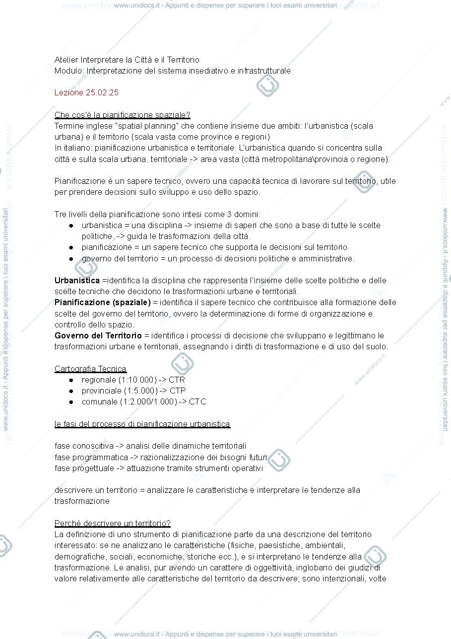 Anteprima pagina 1 — Urbanistica