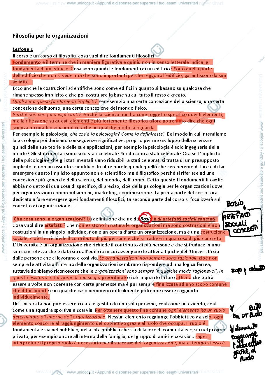 Anteprima pagina 1 — Sbobinature filosofia 