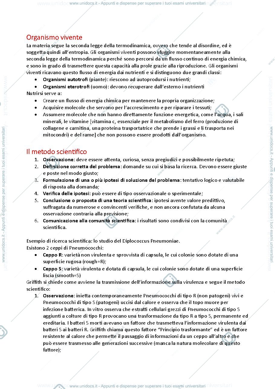 Anteprima pagina 1 — Fondamenti neurobiologici e genetici