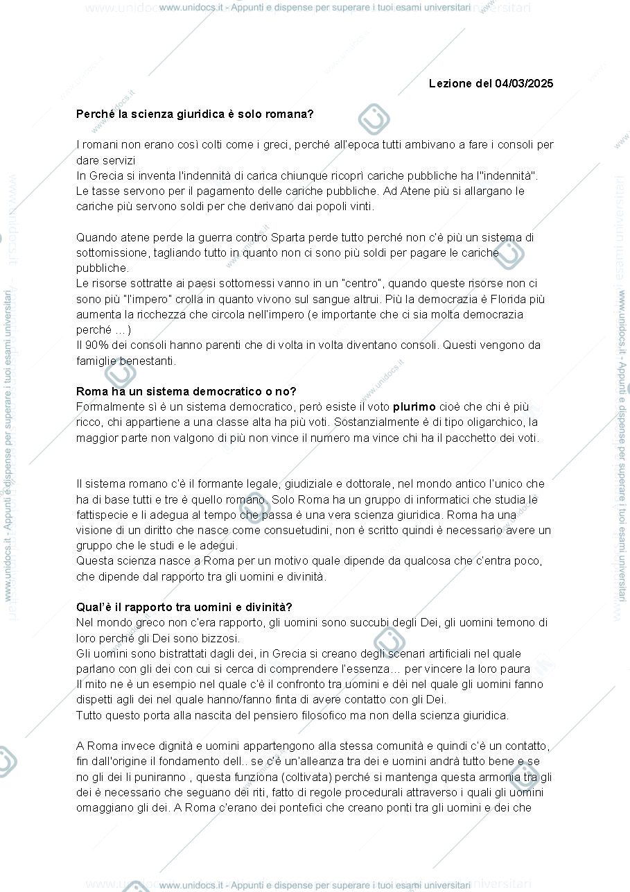 Anteprima pagina 1 — prima parte del corso