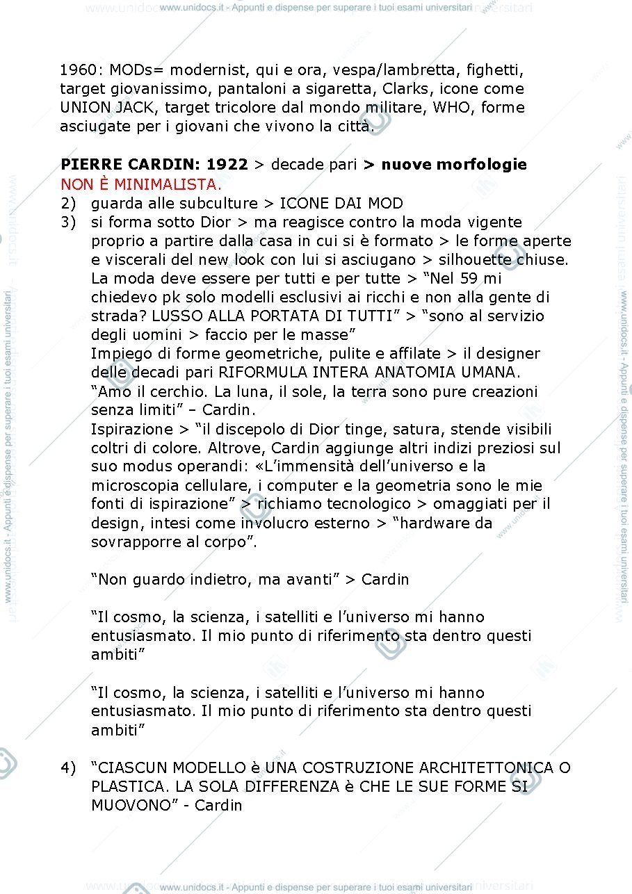 Anteprima pagina 3 — Riassunto La moda contemporanea 
