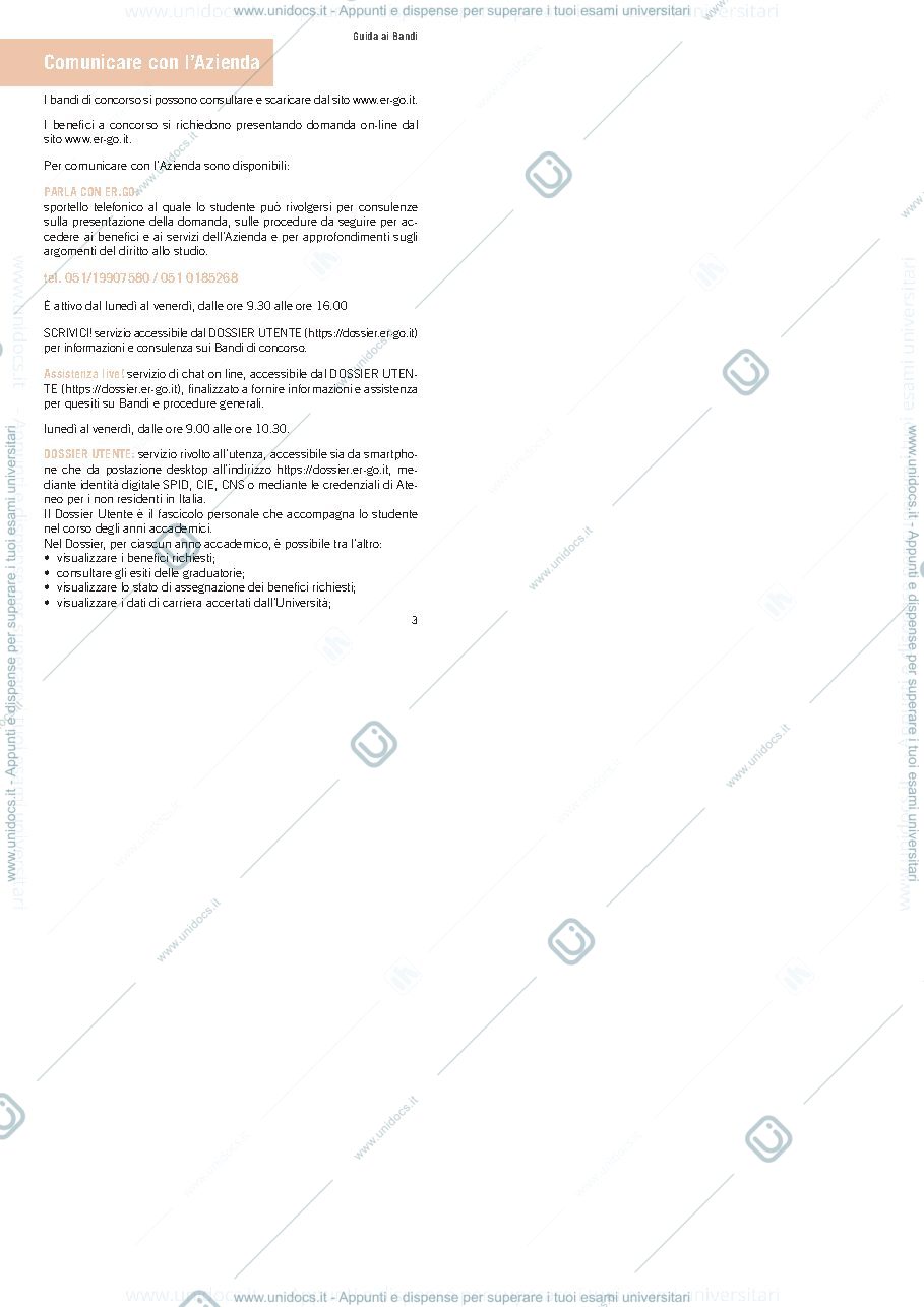 Anteprima pagina 3 — Guida ai bandi