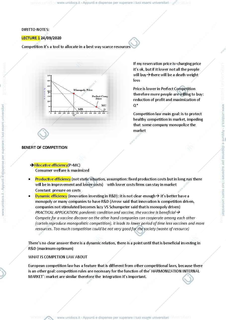 Anteprima pagina 1 — Legal issues in pharamceutical Markets