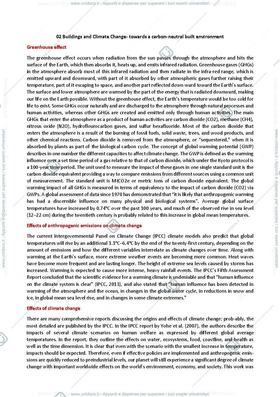 Anteprima pagina 1 — Buildings and climate change